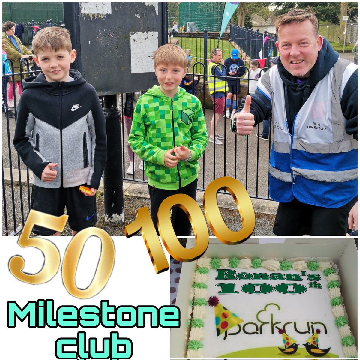 Well done to the newest members of our milestone clubs 👌💚👍 #loveparkrun #milestoneClub