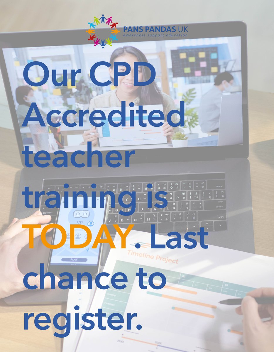 📢 Last Chance to Register! Join Our PANS and PANDAS Teacher Training Today! 🎓✨ 🗓️ Today's the day! Don't miss out on our essential CPD accredited PANS and PANDAS Teacher Training happening TODAY. eventbrite.co.uk/e/supporting-c… 📝🌈 #PANSPANDASTeacherTraining #LastChance