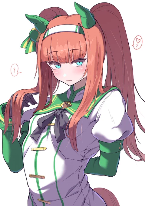 高い位置でツインテールに結ったスズカ#サイレンススズカ 