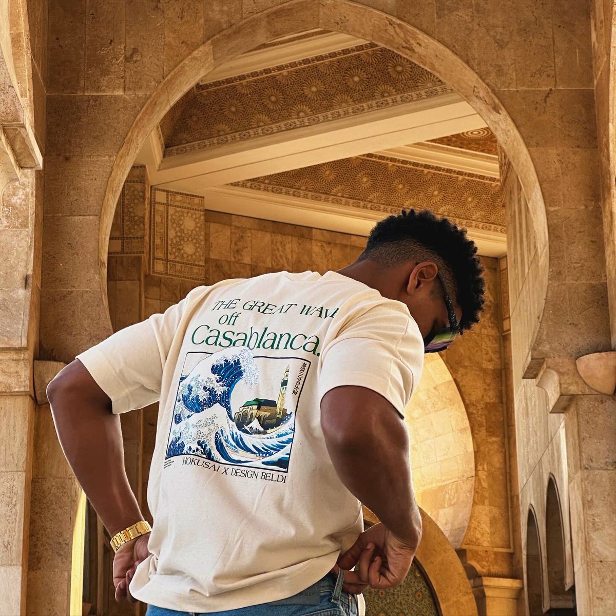 DesignBeldi's tweet photo. Drop2 | The Great Wave Off Casablanca🌊 Preorder now. https://t.co/XQ8y1XiwQS