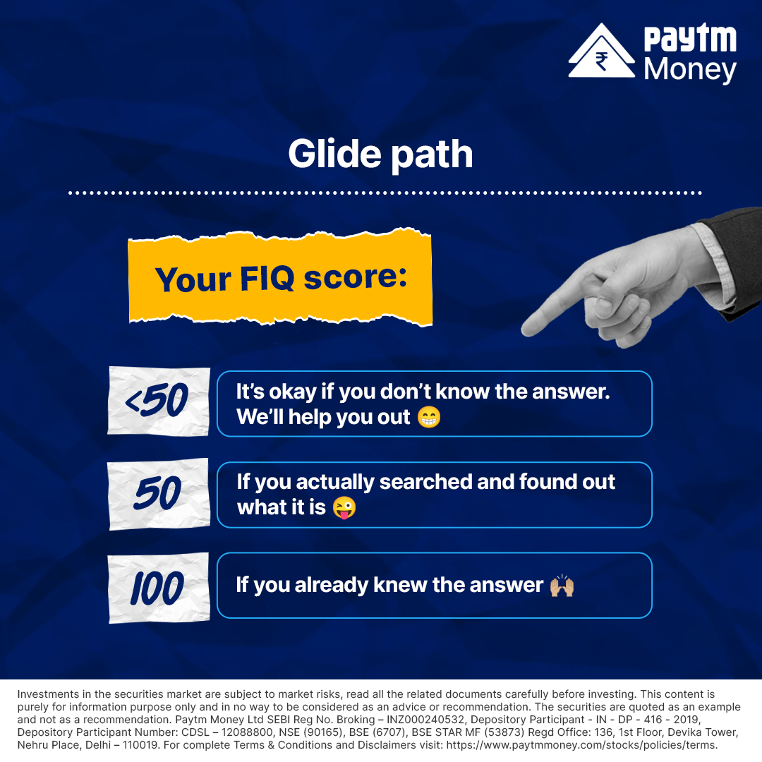 PaytmMoney's tweet image. Glide your way smoothly towards financial enlightenment and increase your #FIQ score.

If you found this interesting, then stay tuned to learn more such useful information about F&amp;amp;O.

#PaytmMoney #GlidePath #OptionsTrading #FinancialIQ