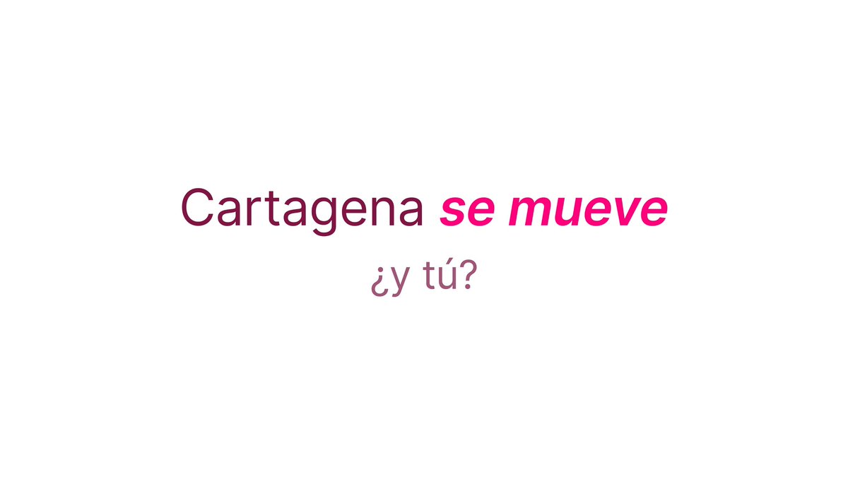 #CartagenaSeMueve