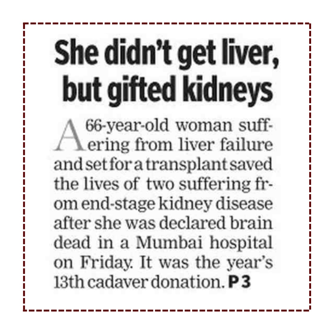 Despite her own struggles, a 66-year-old woman's organ donation has given a second chance at life to two individuals in need. Let's spread the message of hope and encourage others to consider becoming organ donors. 
.
.
#GiftOfLife #OrganDonor