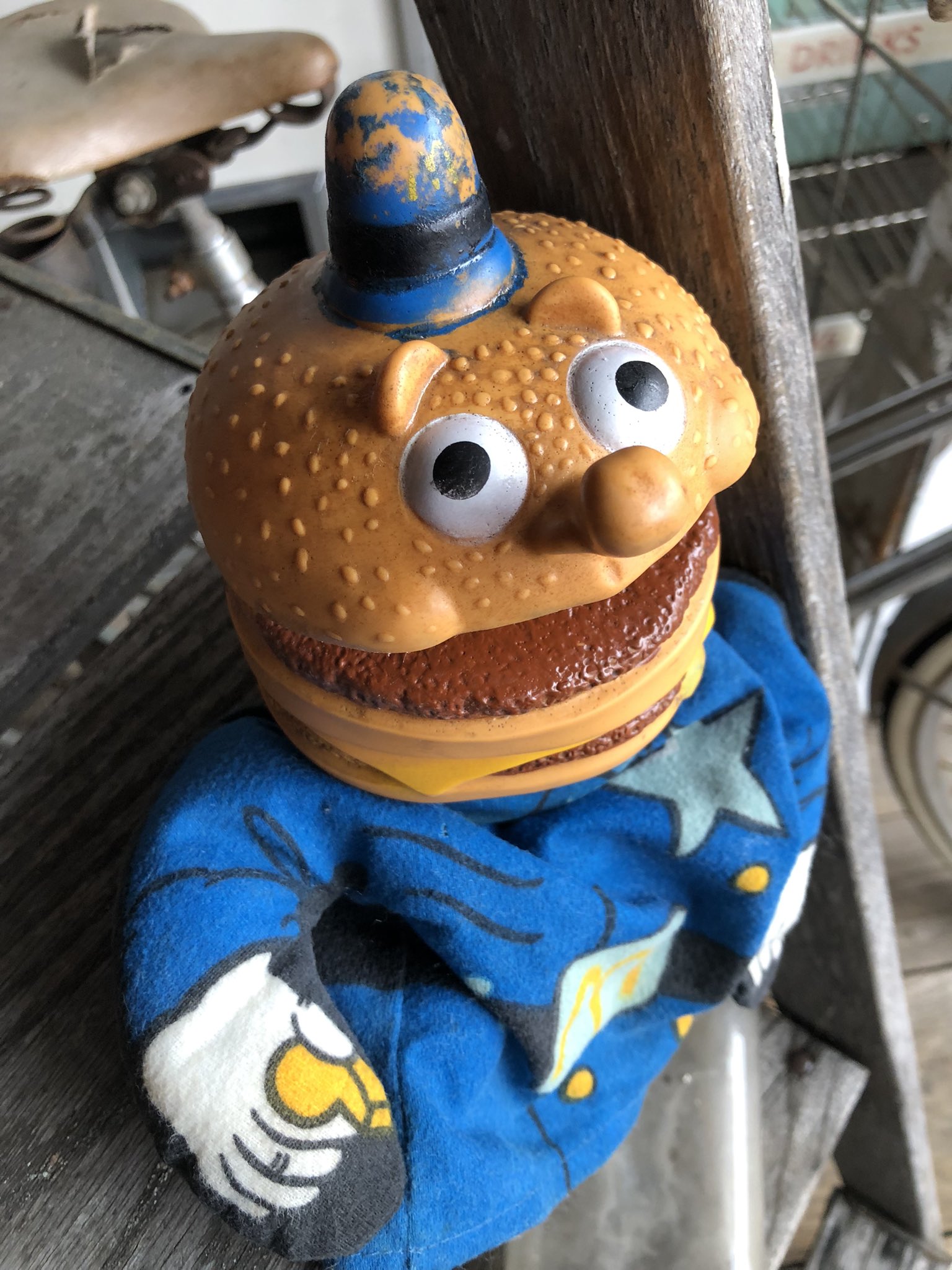 ビックマックポリス　ソフビ 未使用 1980年代 ビッグマックポリス ソフビ 日本マクドナルド