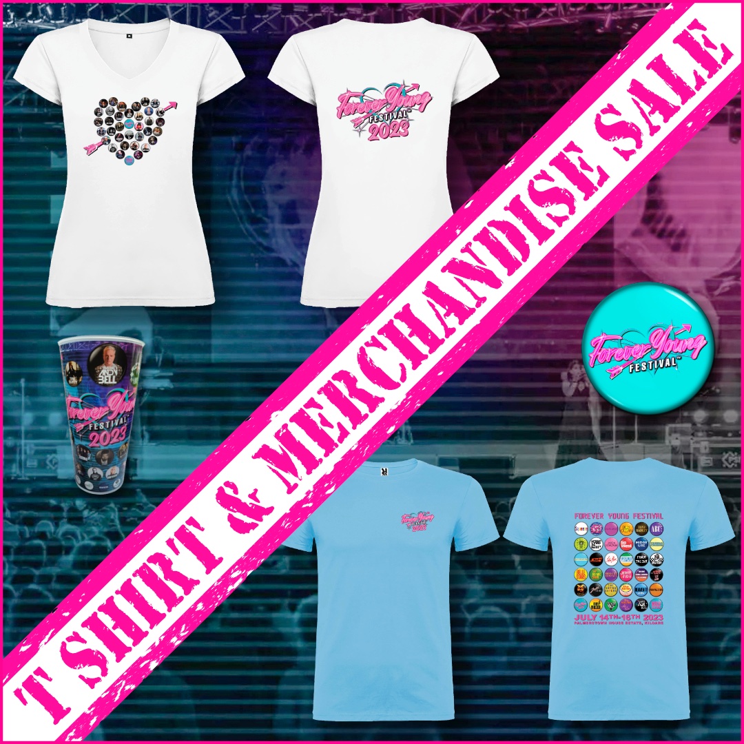 The sun is out🌞so grab yourself some bargain merchandise in our spring sale. T shirts ONLY €10 each, 3 FOR €20, 5 for €25 👀. When they are gone they are gone😉 foreveryoungfestival.ie/shop/ We will be emailing everyone this week with a festival news update, thanks  Sharon &amp; Team x