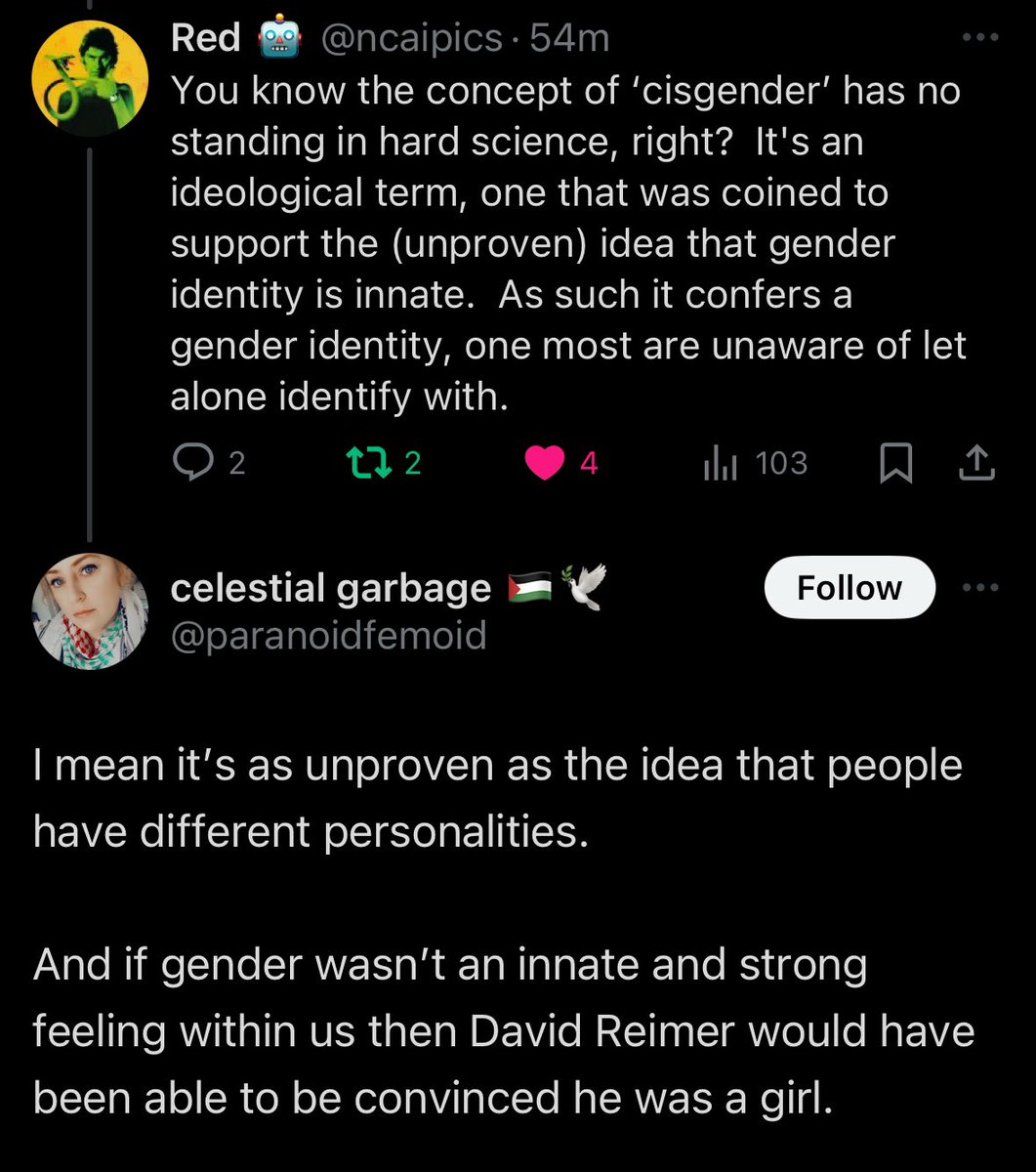 It’s almost like gender identities ARE personalities.