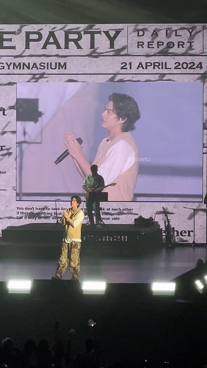 #bbrightvc I hope everyone who inside the venue and watch it live can feel a real happiness 💓

#BRIGHTsHomePartyinJP
#BRIGHTsHomePartyinJP_DAY2