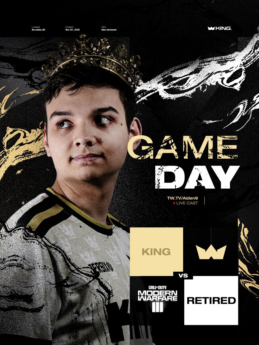 🏆CHALLENGERS CUP #7 DAY 2🏆

On joue notre premier match de la journée contre team Retired à 13H 🚨

Les matches seront retransmit sur le live de <a href="/Aiden9_/">Antoine</a> 

twitch.tv/aiden9

Lien du bracket - faceit.com/fr/championshi…

#KINGWIN