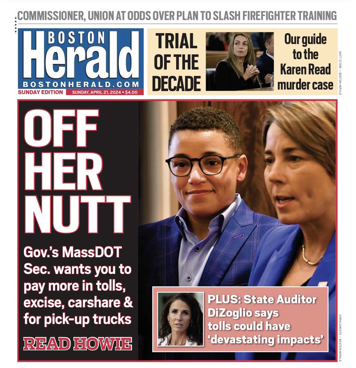 Today’s cover story in the @BostonHerald. #mapoli
