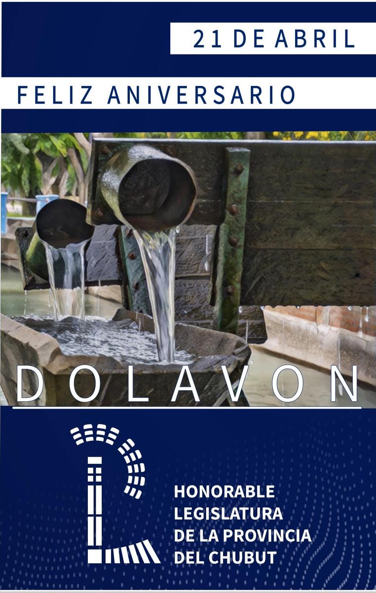 LegisdelChubut's tweet photo. Feliz aniversario, #Dolavon‼️✨️

#Chubut https://t.co/TmnJiNDYfT