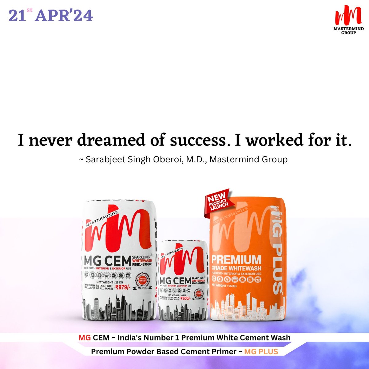 MGCEMWHITEWASH's tweet photo. Success wasn't just a dream for me,it was the result of my relentless efforts.💫😎

For @MGCEMWHITEWASH /MG PLUS Dealership / Distributorship, 
Call/Whatsapp  https://t.co/HFMSnJOW99 
 
India Ka Number One Premium White Cement Wash MG CEM 
 Visit 🌐 https://t.co/RDzQTm0tZj https://t.co/Y49Kz3Jlqq