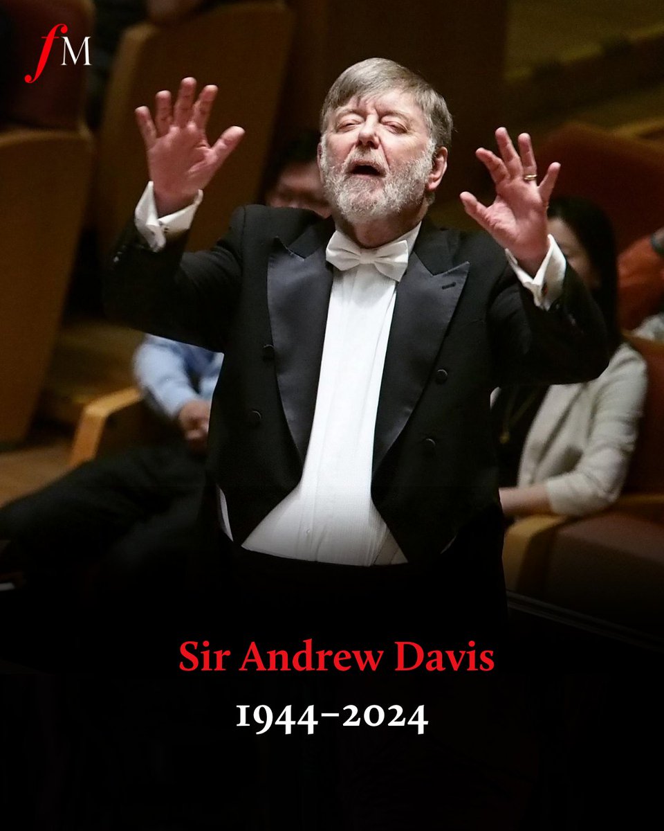 Much-loved British conductor Sir Andrew Davis has died, aged 80. Thank you for the music, Maestro.