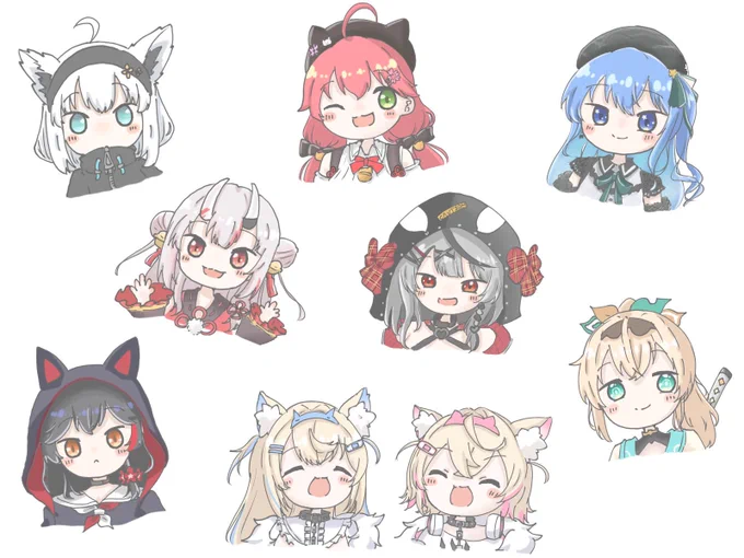 まだまだ慣れてないもんで、、 #みんなでデフォルメ絵をあげて幸せな気分になろう 