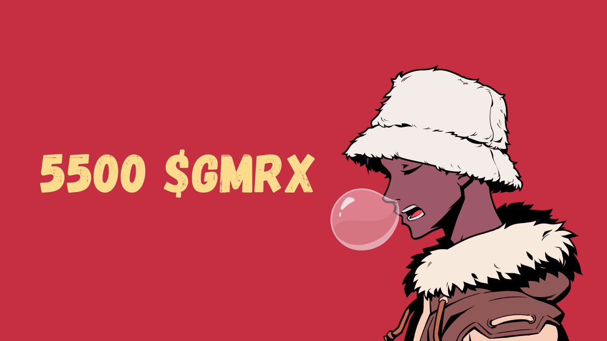 FugakuCrypto's tweet image. 💸5500 #GMRX Giveaway($50) 💸

Follow these steps to enter 👇(results posted in 48hrs with proof links)

1⃣ Like and RT

2⃣ Comment your ERC20 Address(winner airdropped)

3⃣ Tag 3 web3 friends

4⃣ Follow @FugakuCrypto 

$DROIDS @limewire $BEYOND