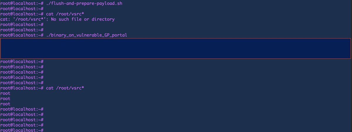 We've successfully developed a new PoC exploit for CVE-2024-3400 PAN-OS Command Injection without the Telemetry enablement requirement. Please patch it ASAP 🌐 
#CVE-2024-3400