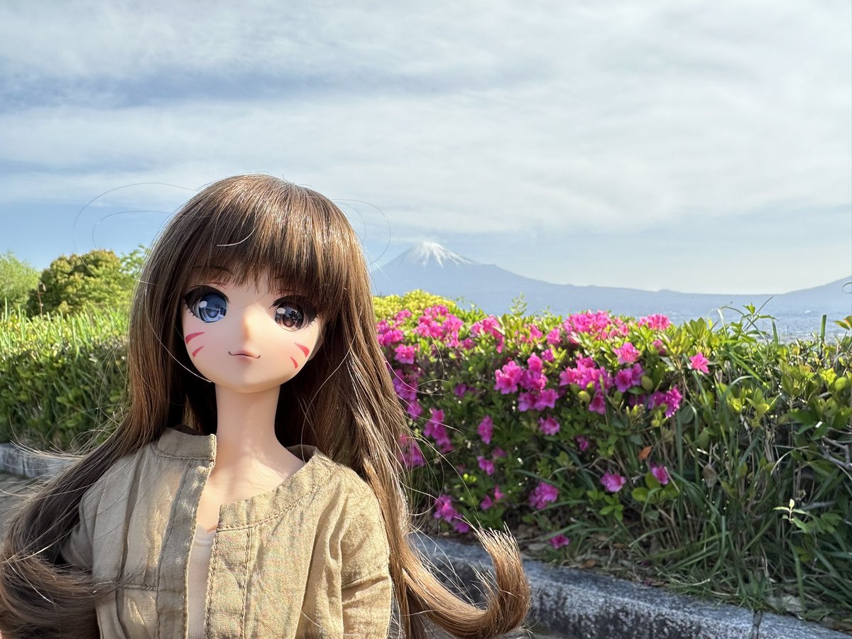 お兄ちゃんとお出かけ！！
#ドール #SmartDoll #富士山