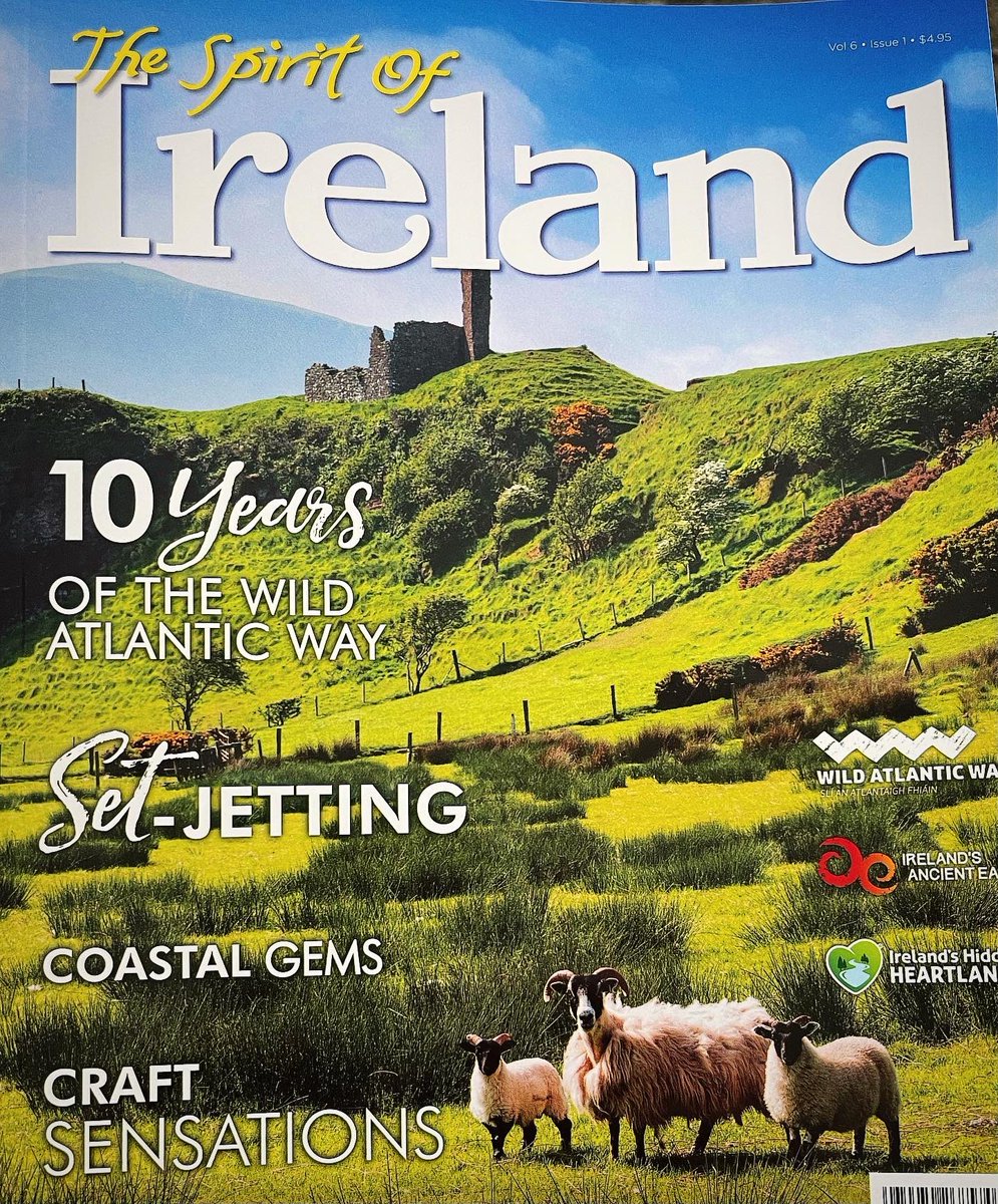 BridgetsIrish's tweet photo. We're delighted to be included in this issue of Spirit of Ireland magazine.  Stop by &amp; pick up a complimentary copy of this fantastic, information filled travel magazine. Free with any purchase over $10. ($4.95 value) 

Bridget's - An Irish Tradition • 88 West Main Norton, MA https://t.co/1PkU2coWEw