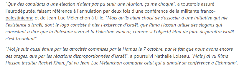 'Troublant' @NathalieLoiseau ? Comme c'est politiquement correct.... Qui se fait encore quelques illusions sur la nature profonde de LFI ? 🤔