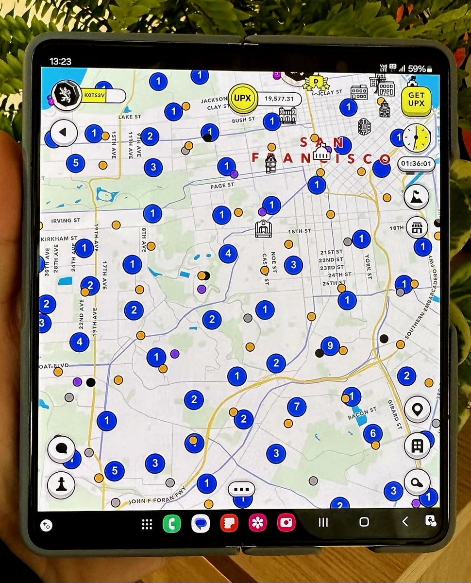 Just finished setting up my new Samsung Z Fold 5 and I must admit <a href="/UplandMe/">Upland</a> looks amazing on the wide screen! 🤩🤩🤩