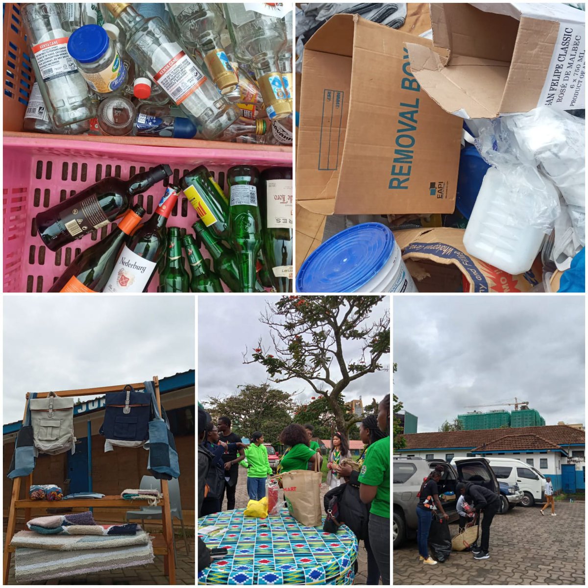 Kilicycle is happening NOW!! Pass by the Kilimani Primary school this afternoon and drop off all your recyclables ♻️ Get a chance to pass by the Organic Farmer's market and restock your groceries 🥦🍎 #Recycling #Kilicycle