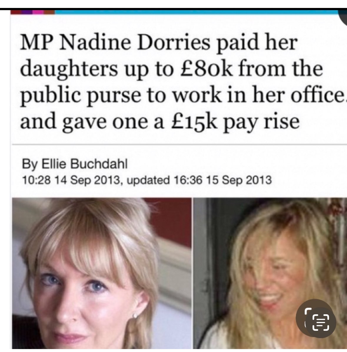 While families struggled with the cost of living Tory MPs were giving Tory mp kids public tax money #BBCLauraK 👇