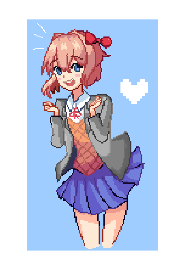 pixel Dokis💚🩷💜🩵! #DDLC