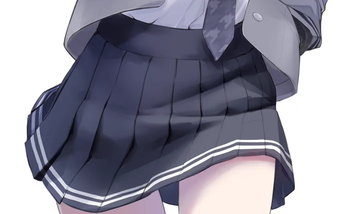 スカート描くの楽しかった(でもカットしちゃった) 