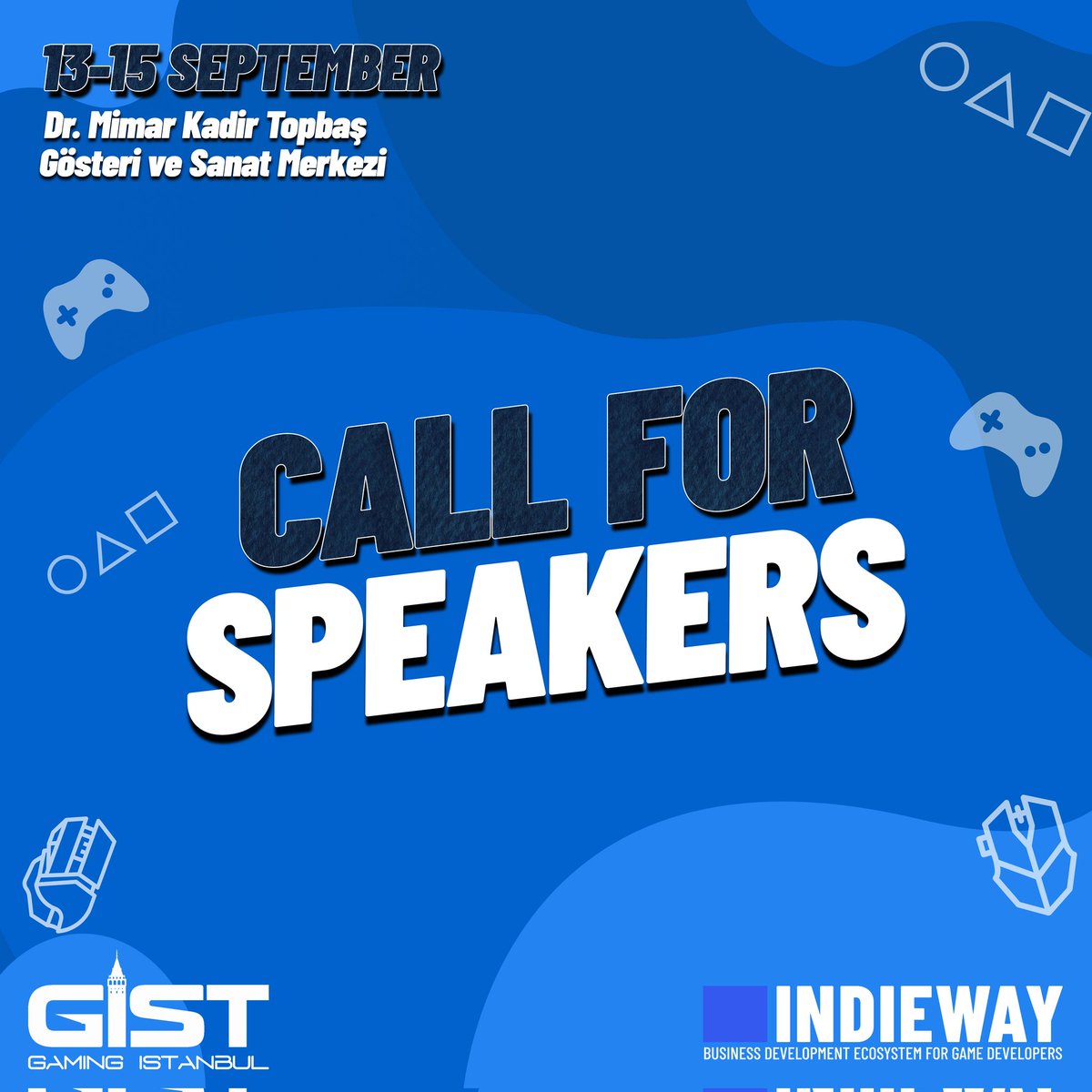 Be a speaker at Indieway | Gaming Istanbul 2024! 🗣 Join our Indieway | Gaming Istanbul event where 100,000 gamers, 4000 gaming professionals and more than 100 game studios will meet as a speaker. +