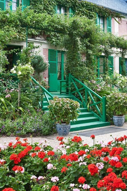 Giverny💚💚💚 belle maison fleurie 💚💚💚