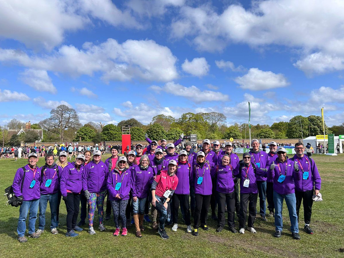 One of the highlights of annual calendar  is volunteering on the baggage lorries at <a href="/LondonMarathon/">TCS London Marathon</a>. It was a chilly start for our brilliant team today but we soon warmed up as the runners began to hand their bags in. Good luck to those who are running! #loveparkrun #volunteering
