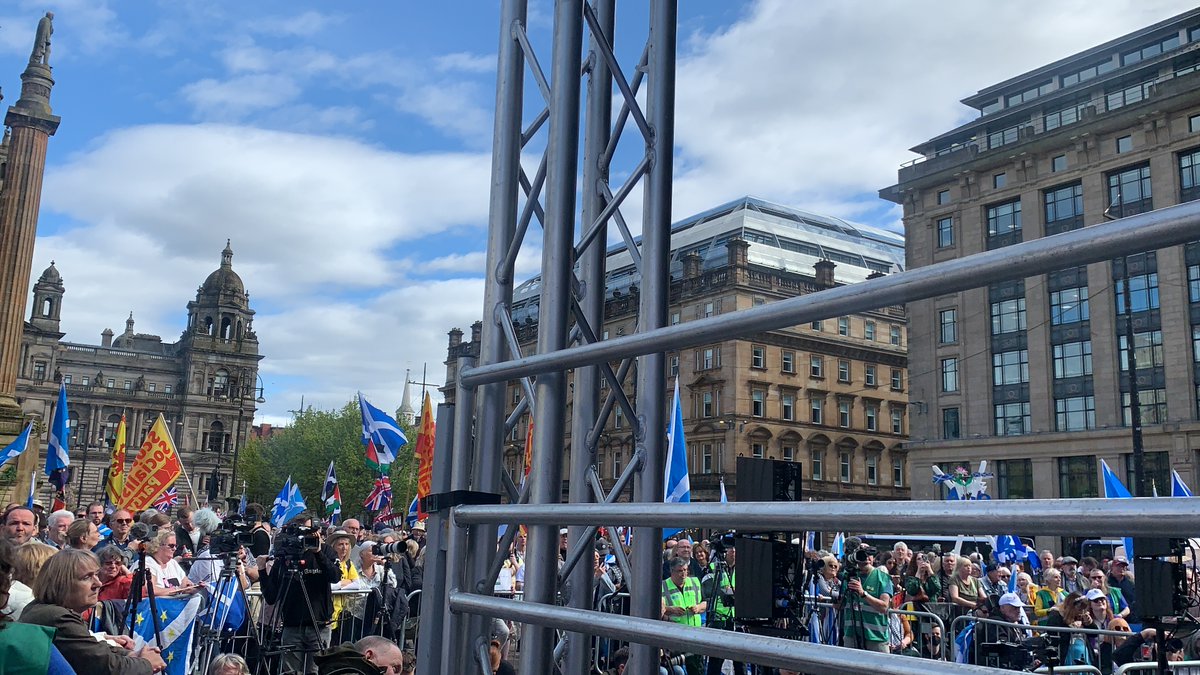 That was nerve-racking and brilliant. A total honour to speak at the rally yesterday. Thank you all at @believeinscot for creating such a positive and hopeful event. What a day !