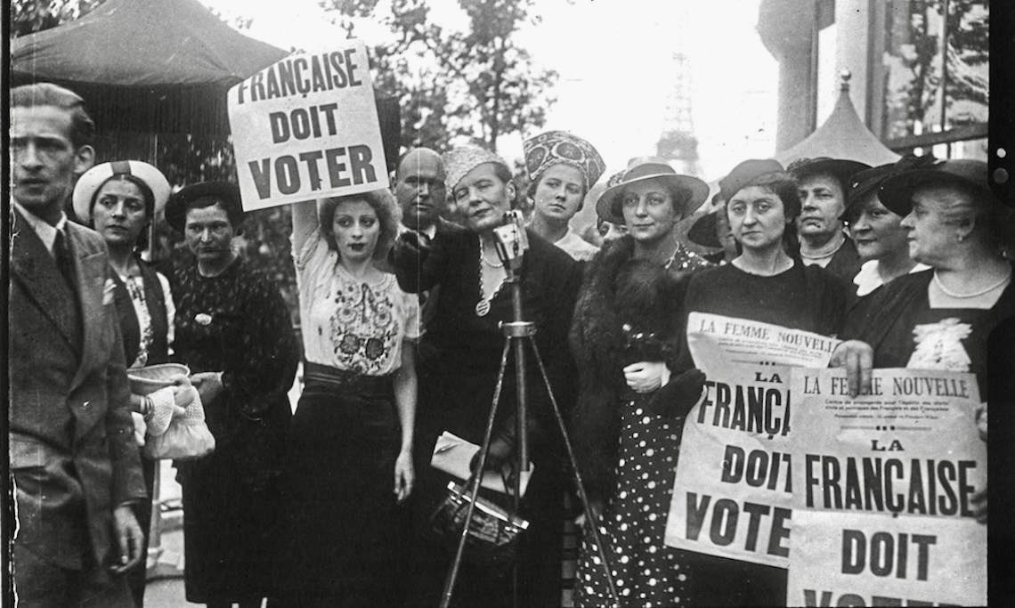 21 avril 1944 - 21 avril 2024 : 80 ans aujourd’hui que les Françaises ont obtenu le droit de vote ! Un droit conquis, fruit de longs combats féministes. 80 ans après, la lutte pour l’égalité réelle et la conquête de nouveaux droits continue !