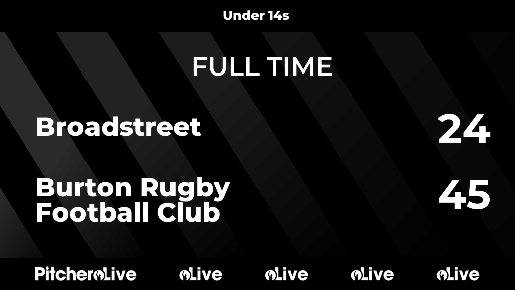 FULL TIME: Broadstreet 24 - 45 Burton Rugby Football Club
#BROBUR #Pitchero
burtonrfc.com/teams/12943/ma…