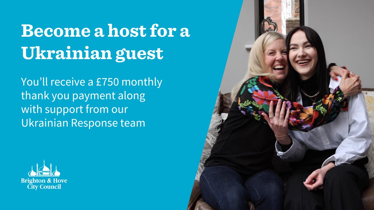 We’re still seeking hosts to support Ukrainian individuals and families coming to the end of their stay with their current hosts 🌻 All hosts receive a £750 monthly thank you payment along with support from our Ukrainian Response team. Learn more 👉 ow.ly/SWSk50Ri6jv