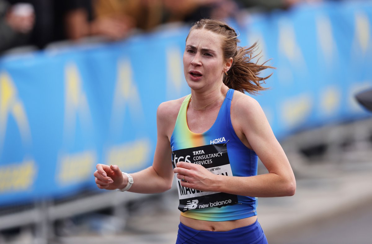 What a run from Mhairi MacLennan 🔥

In her debut over 26.2 miles, MacLennan clocks 2:29:15 and is the first Brit across the line in London 🇬🇧

An amazing performance 🙌