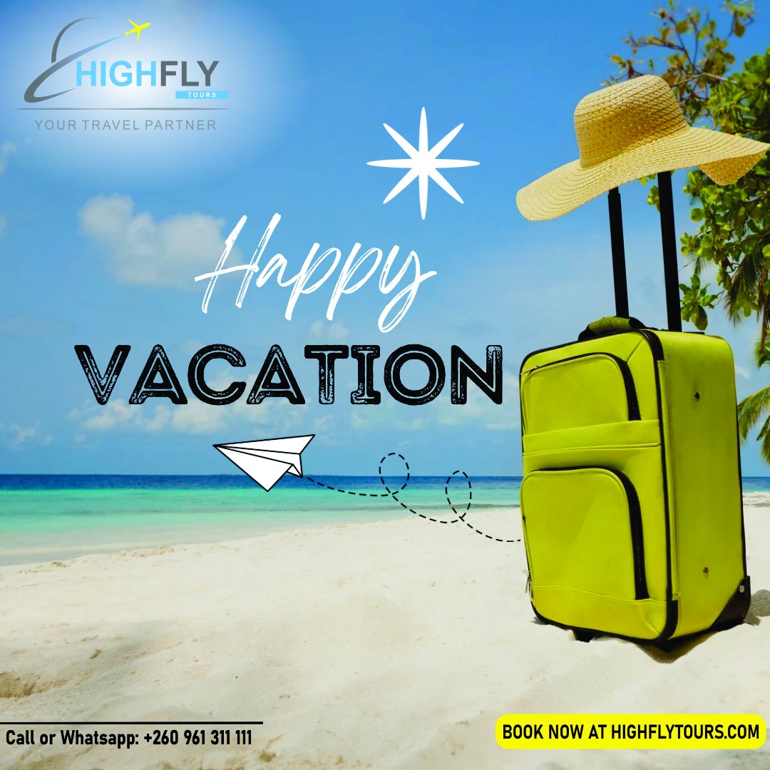 Escaping to paradise for some much-needed R&R. 🌴☀️Call or WhatsApp: +260 961 311 111 Email: info@highflytours.com Book Now: highflytours.com #TravelWithUs #ExploreMore #AdventureAwaits #travelagency #highflytours #travelbooking #VacayMode #IslandGetaway #TravelGoals