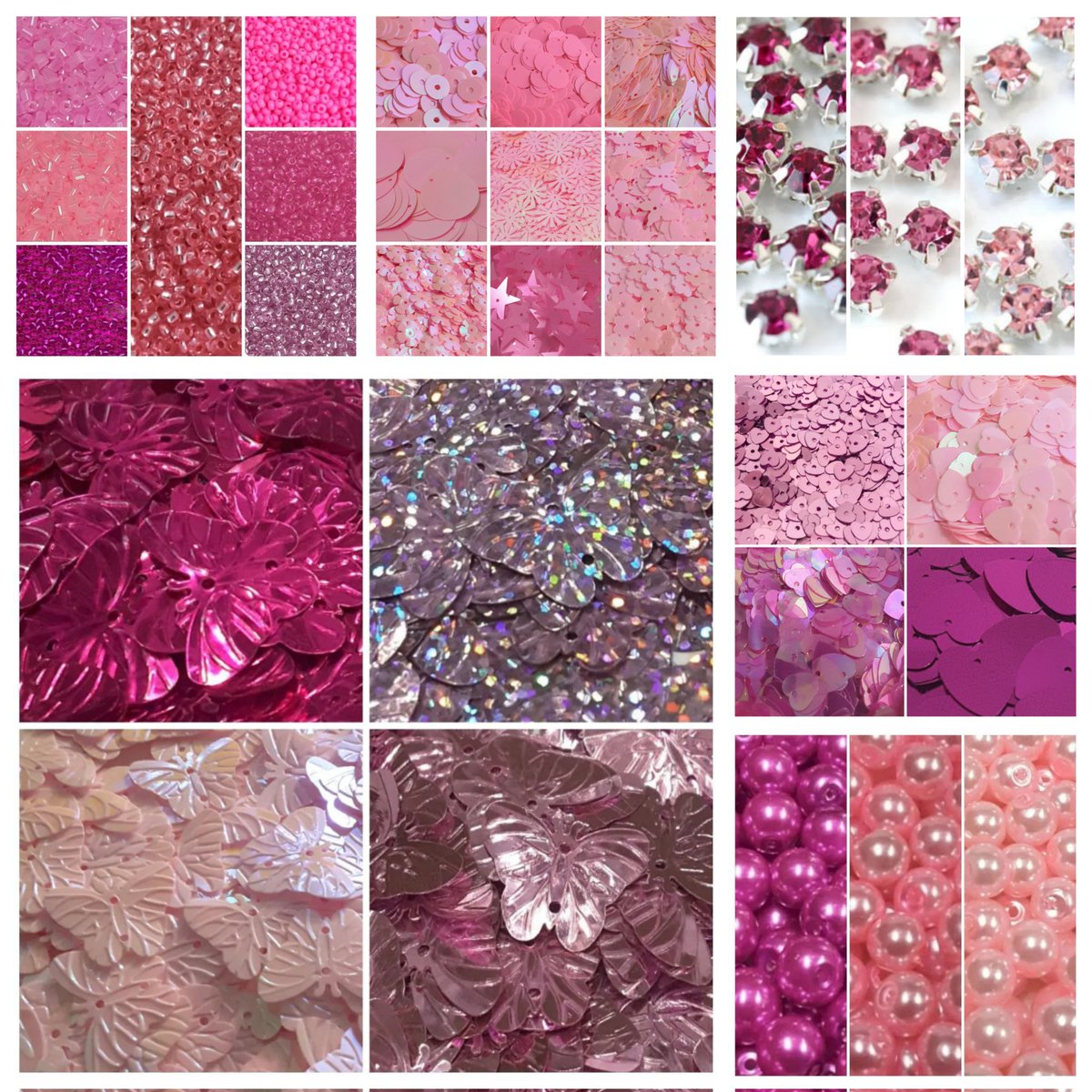 last week, beadmonster.co.uk and sequinworld.co.uk featured beads and sequins in lots of shades of pink 
#BeadMonster #Beads #EverythingsBetterWithBeads 
#SequinWorld #Sequins #EverythingsBetterWithSequins 
21/4/24