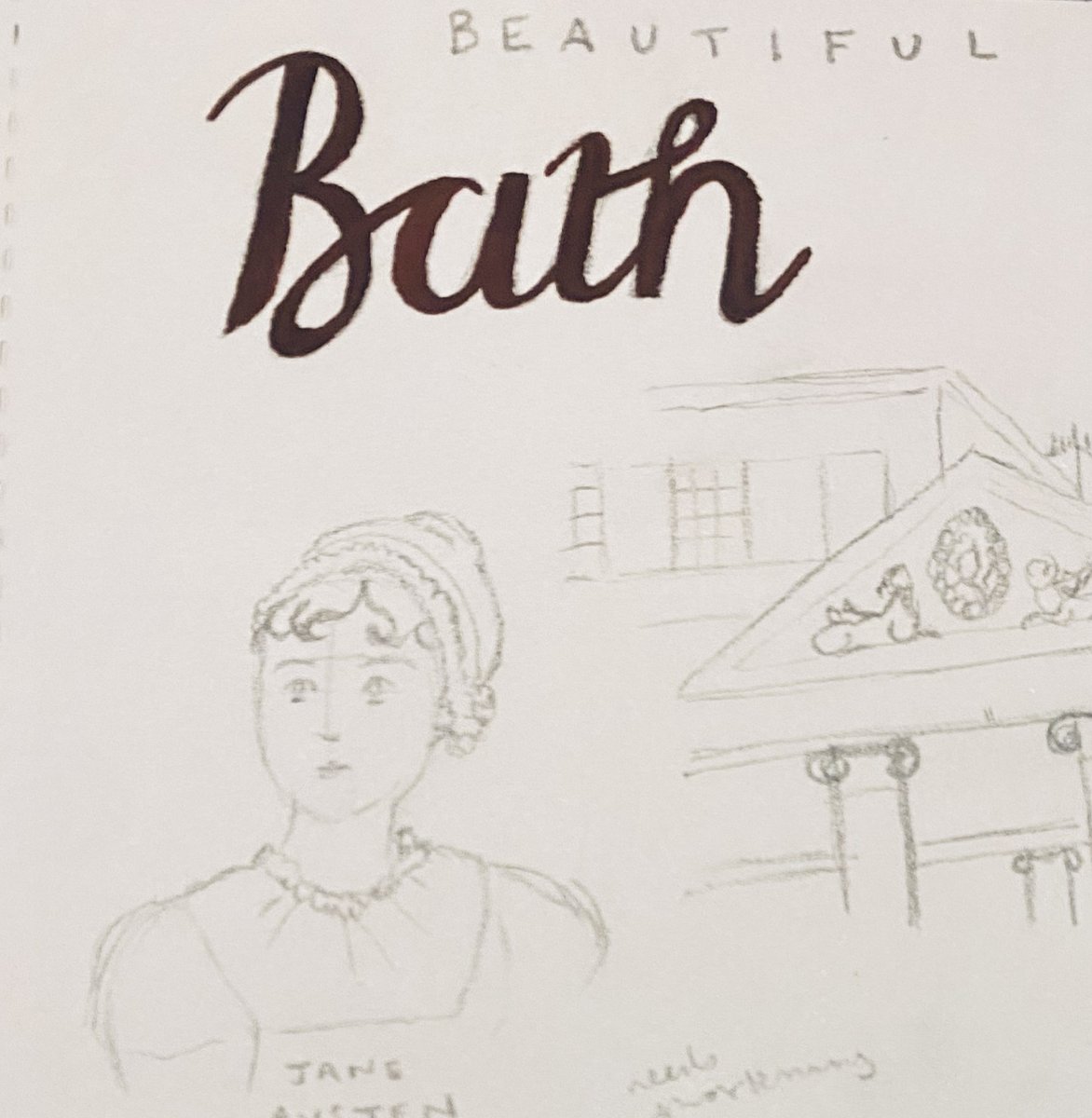 clarasais's tweet photo. Needing some help here for an #illustration please. What is #Bath in #Somerset most famous for? Anything I may have missed? https://t.co/22nNtHrsC1