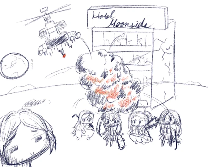 #軽い気持ちで描いたら思った以上に反響があった絵
ホテムン→弾丸→EVIL LIVEのパワーセトリ 