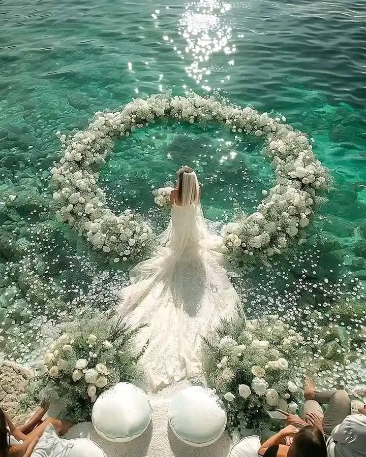 Beautiful wedding in water, Can you try....?