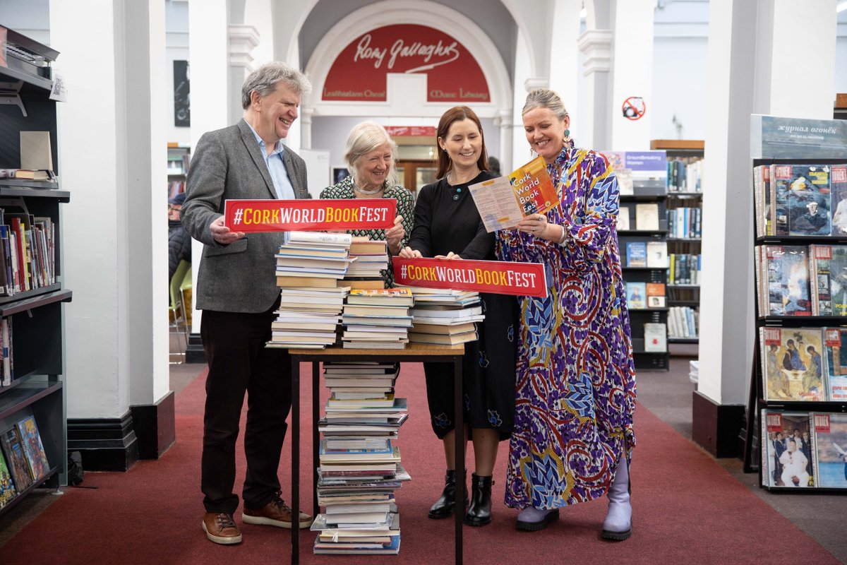 Cork World Book Fest is nearly here! 📚✨ The Cork World Book Fest will host Irish and international writers for a celebration of books and storytelling from 23 - 28 April. Browse the programme here and make sure you don't miss out! buff.ly/3Q9lWJ9