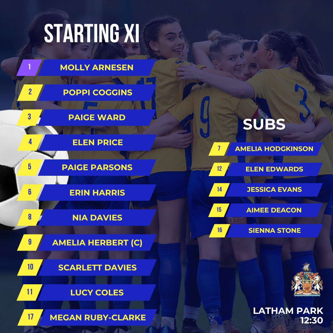 btuwomenfc's tweet photo. Your starting line up for this afternoon’s U19s Championship Match against @the_nomads
@AdranLeagues
#DevelopInspirePerform https://t.co/RCVROysBzt