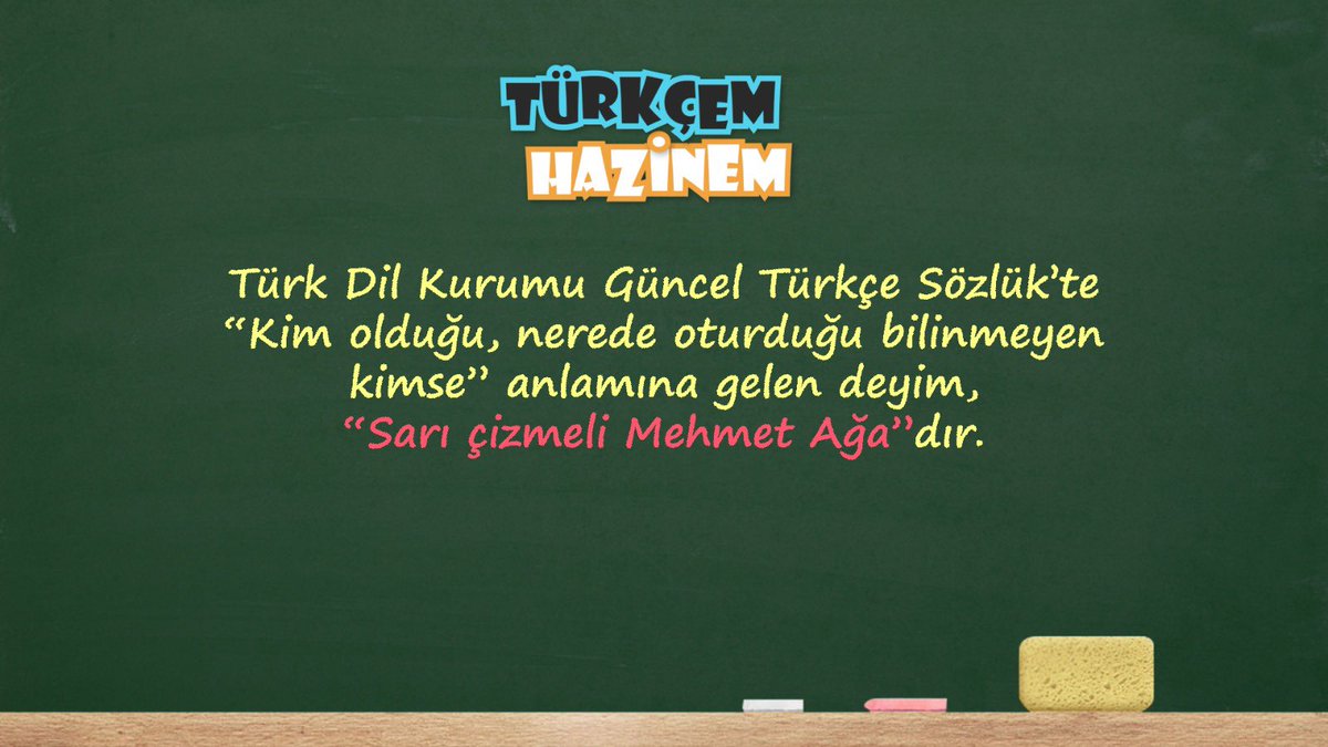 Dilimizin zenginliklerini keşfetme ve hatırlatma çabamıza yorumları, yanıtlarıyla güç katan herkese teşekkür ediyoruz. 🙏🏻💐 Bu haftaki deyimimiz: 👇🏻