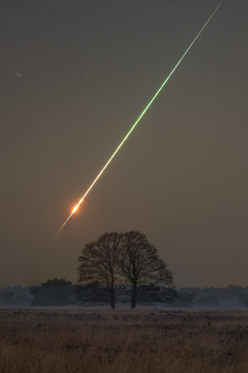 2023 CX1 Meteor Flash Image Credit: Gijs de Reijke (IG)