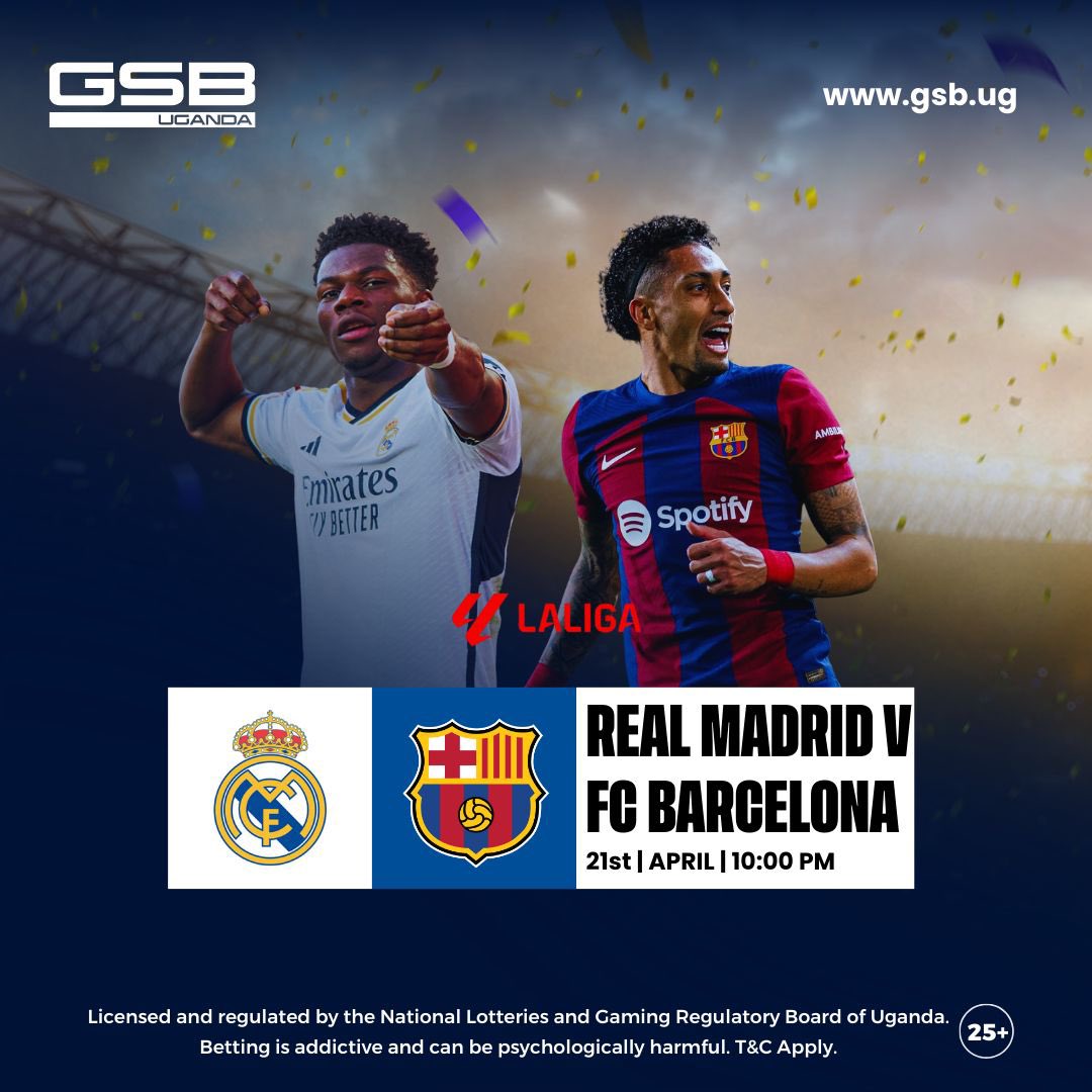 Ronaldo and Messi are missed but it’s still one of the biggest fixture in Club football! Who Wins Today? Click lp.gsb.ug/home_Fp to Bet now!