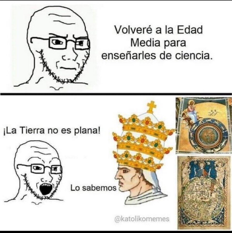 El pibito que dice “jaja los mayas sabían más astronomía que los europeos” es literalmente este: