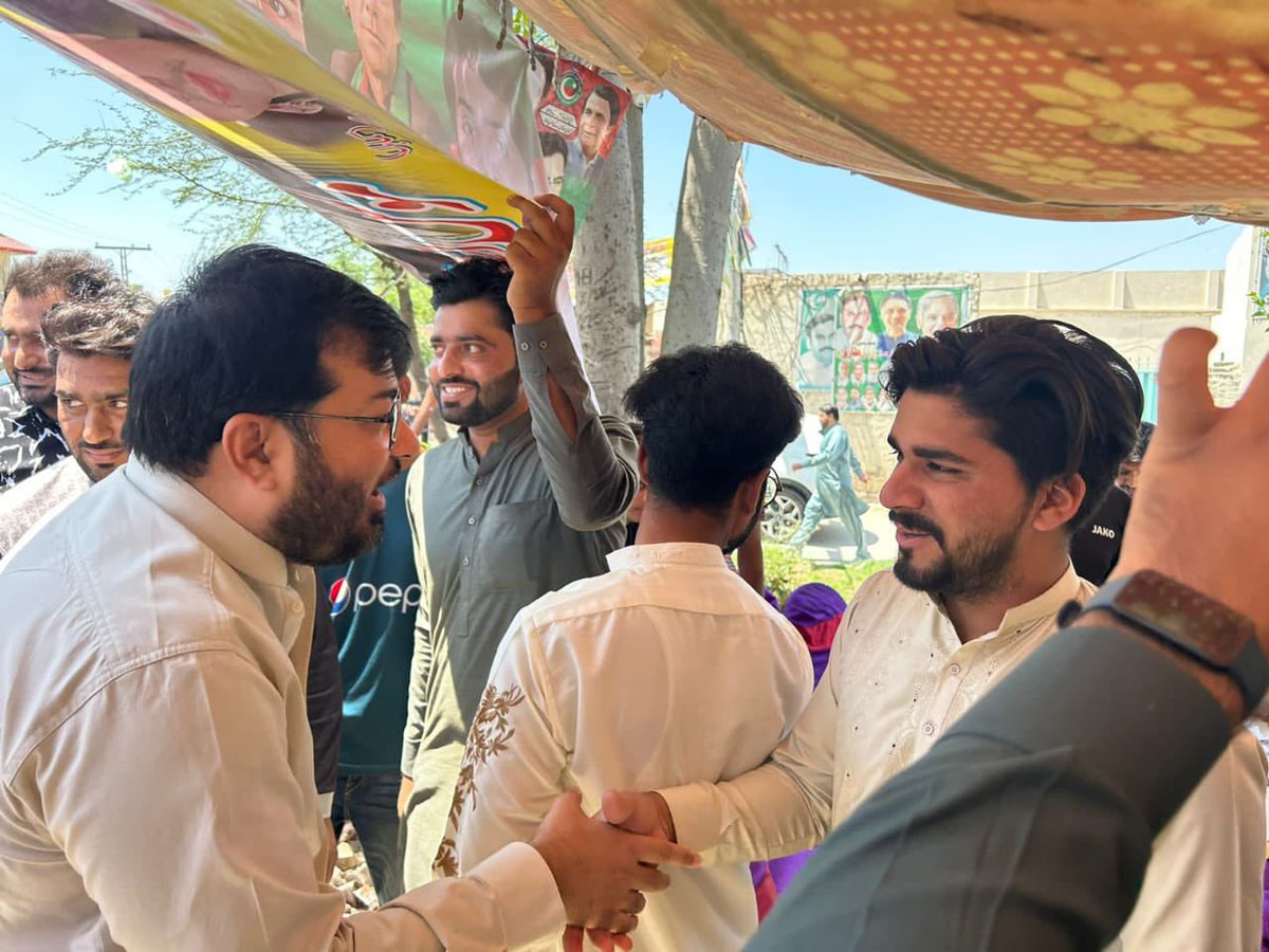 MPA Hafiz Farhat visits PTI Camps during PP158 Lahore bypolls.