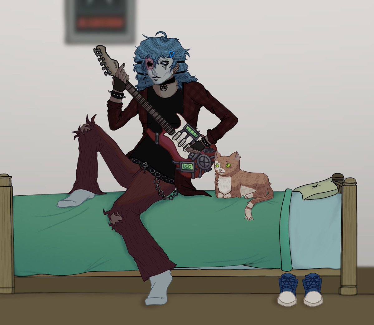 capulusdeditus's tweet photo. So uma fanartzinha do Sal, to fazendo mais 3 pra termos o quarteto! :)
#SallyFace #SallyFaceFanart https://t.co/V5lEmwPCLQ