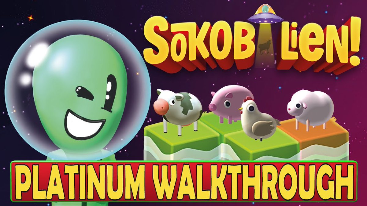 📢Giveaway! Sokobalien PS5/PS4 EU Code To win, Retweet - Follow @AfilGames & me GOOD LUCK! Trophy Guide: youtu.be/NaCpx1jtQXM