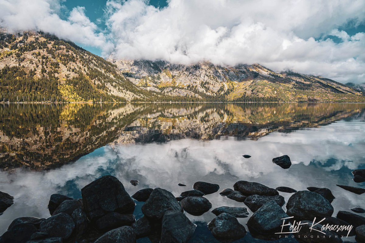 Grand it is. Continuing with #NationalParksWeek … Grand Teton National Park #Wyoming